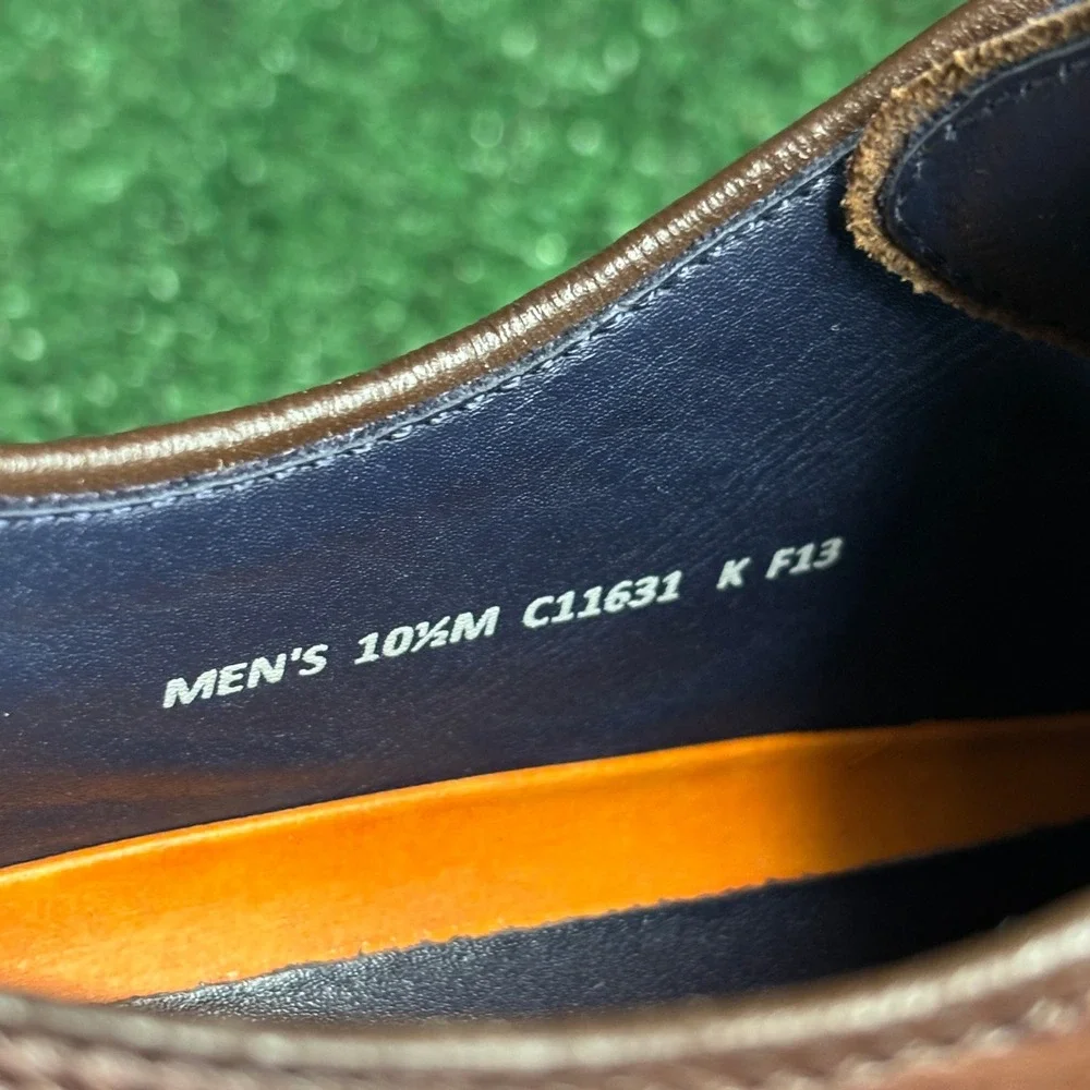 Cole Haan Lenox Hill Cap Toe Leather Classic Formal Oxford Brown Mens Sz 10.5 M